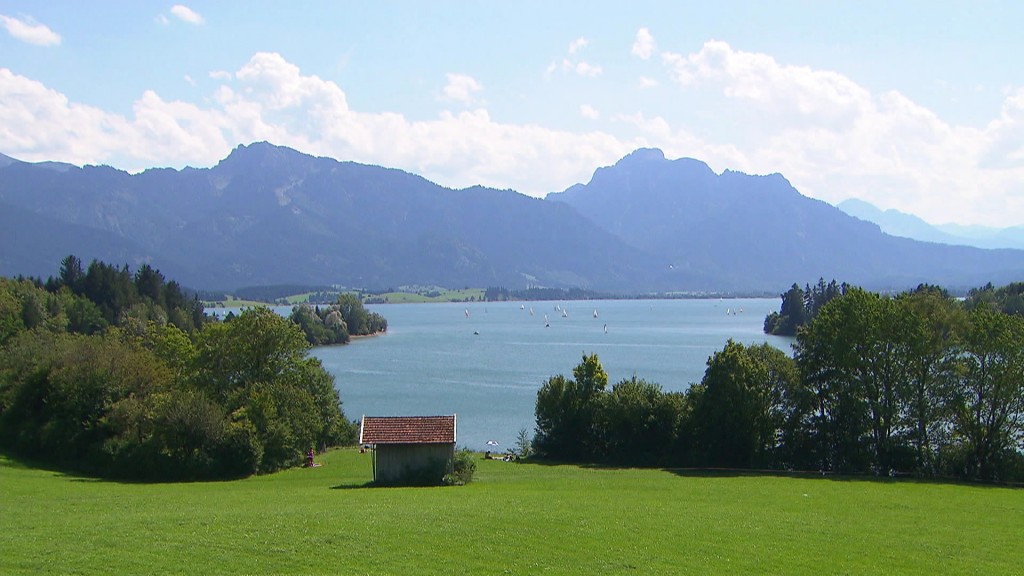 Foto: Forggensee im bayrischen Allgäu