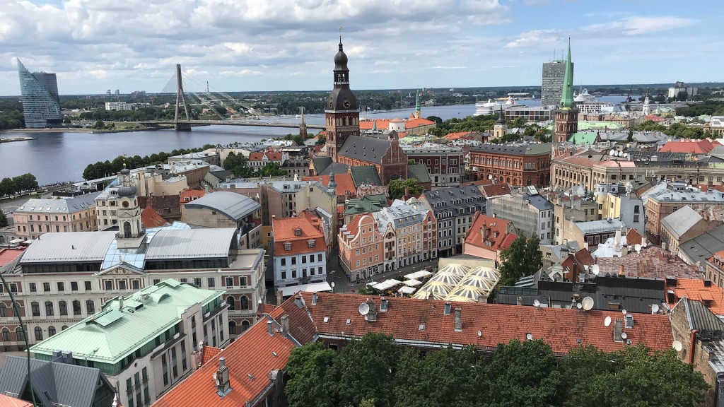 Foto: Aussicht vom Turm der Petrikirche