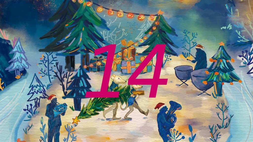 Musikalischer Adventskalender (Illustration: Wenwen Fei)