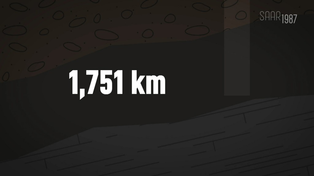 Foto: Eine Grafik des 1,751 km tiefen Schachts in Falscheid