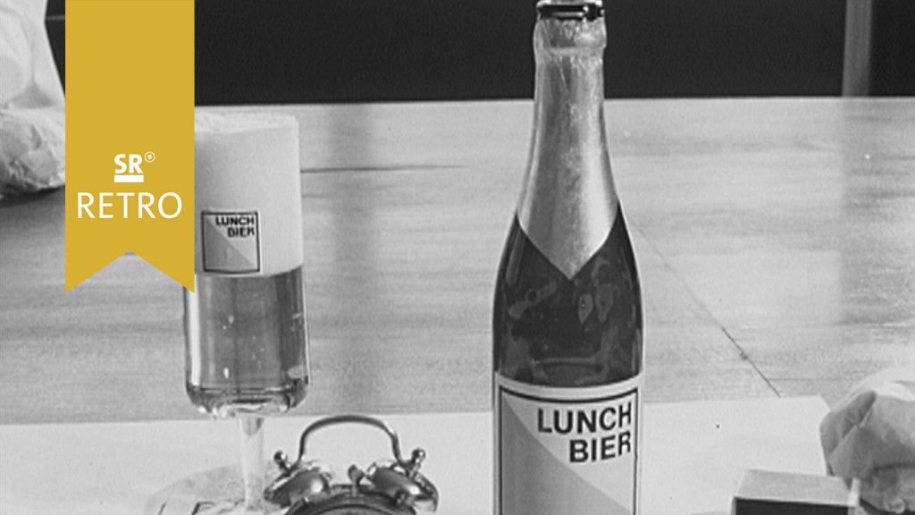 Foto: Lunchbier im Glas und eine Flasche Lunbier