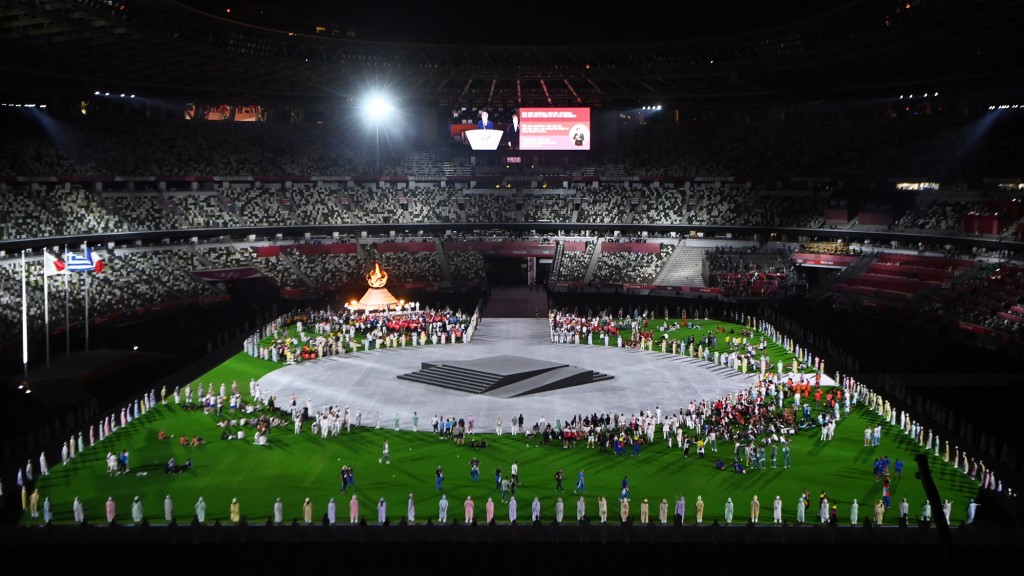 Abschlussfeier der Olympischen Sommerspiele 2020 (Foto: picture alliance/dpa | Marijan Murat)