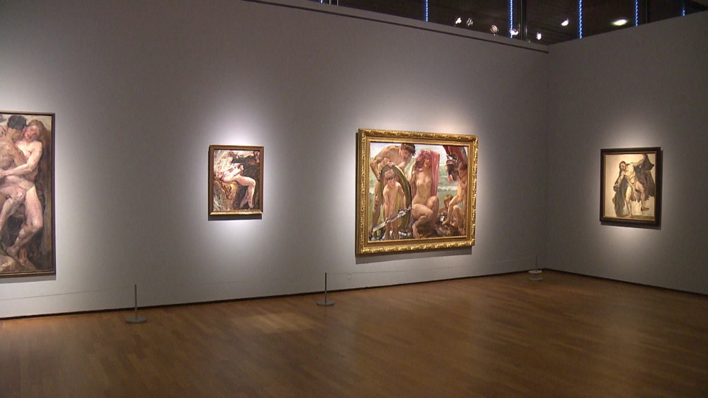 Corinth Ausstellung in Moderner Galerie (Foto: SR)
