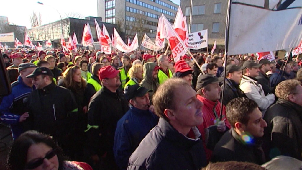 Foto: Demonstration in Saarbrücken