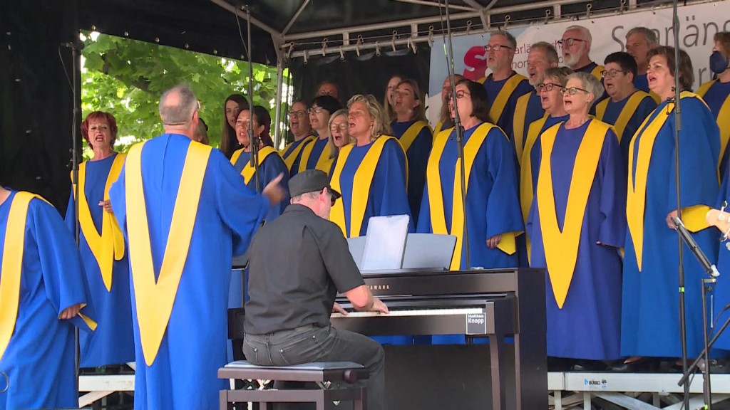 Der Auftritt des Modern Church Choir bei Sing City 2022 in St. Wendel.