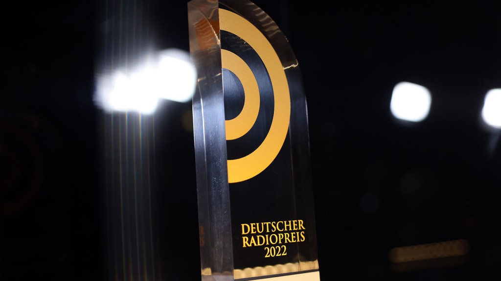 Foto: Trophäe Deutscher Radiopreis 2022