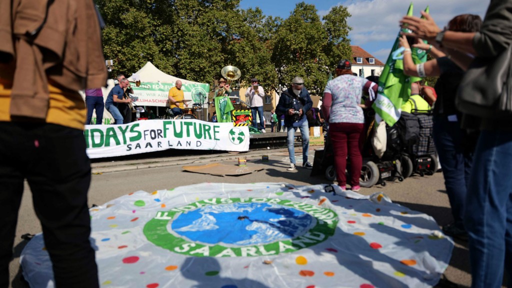 Fridays for future – Klimademonstration in Saarbrücken vor einem Jahr