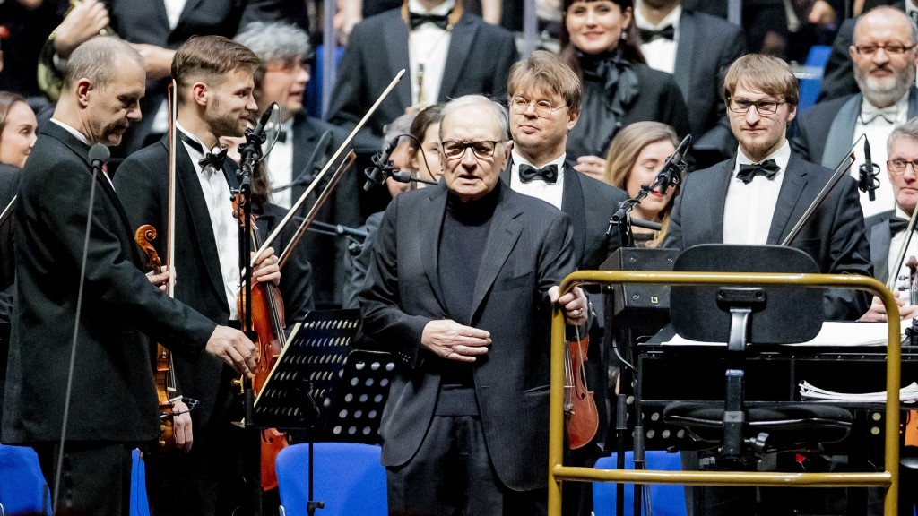 Der Komponist und Dirigent Ennio Morricone
