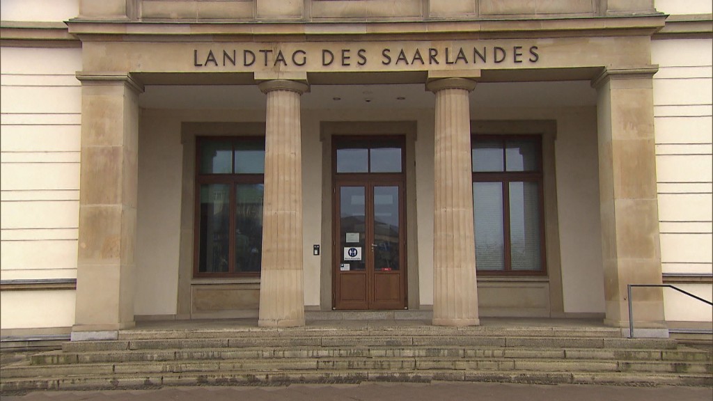 Foto: Gebäude des saarländischen Landtags