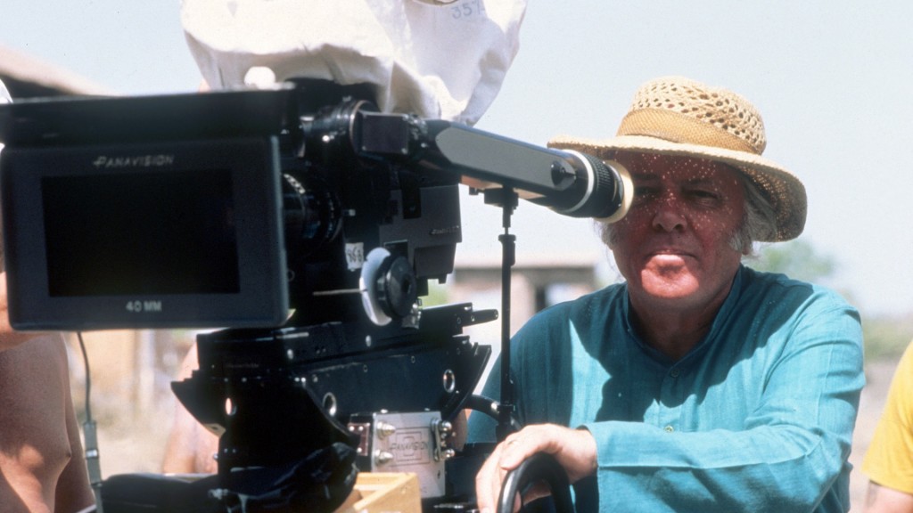 Regisseur Richard Attenborough (Ghandi, 1982)