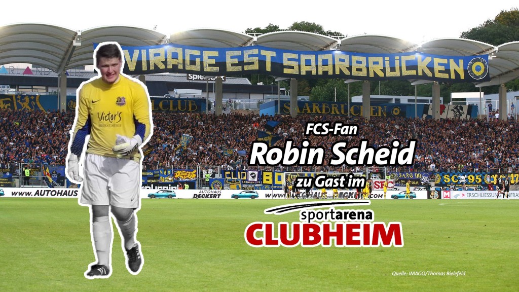 FCS-Fan Robin Scheid zu Gast im Clubheim