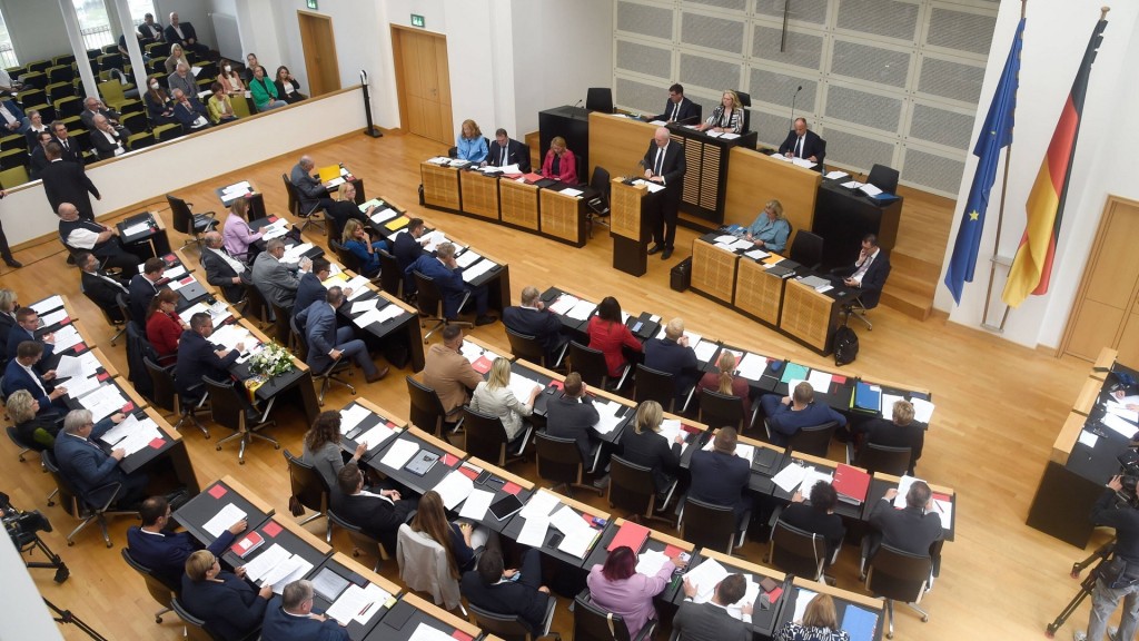 Plenarsitzung im saarländischen Landtag