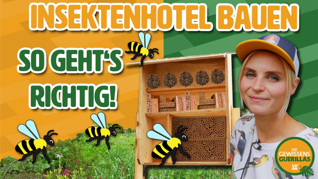 Foto: Bau eines Bienenhotels