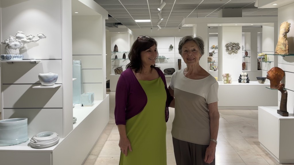 KeramikKunstMuseum Neunkirchen Nicole Nix-Hauck mit Hannelore Seiffert