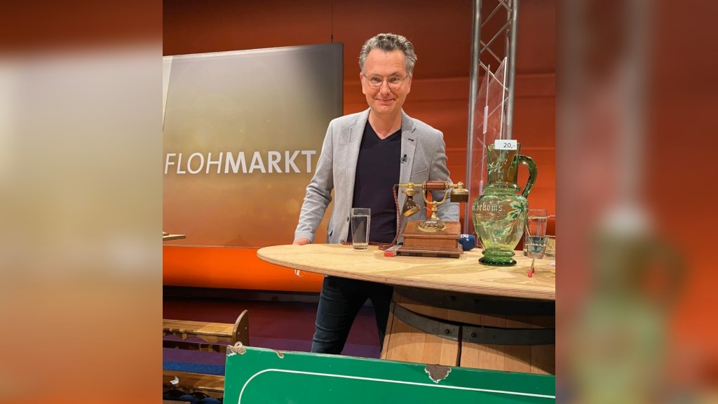 Michael Friemel moderiert den SR- Flohmarkt