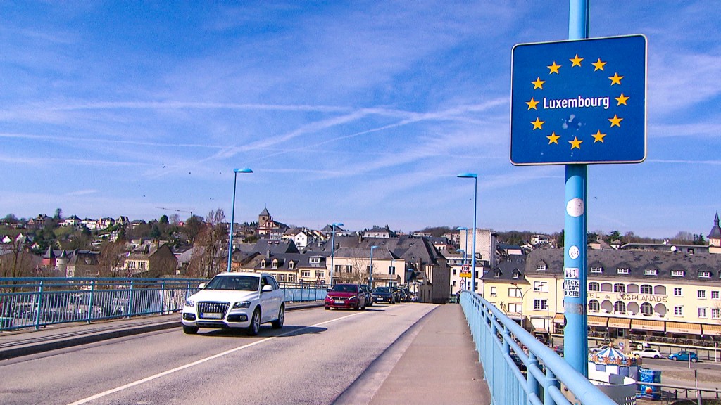 Saarländische Grenze zu Luxemburg