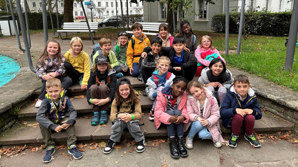 Schülerinnen und Schüler der Lerngruppe drei der Grundschule am Ordensgut in Saarbrücken