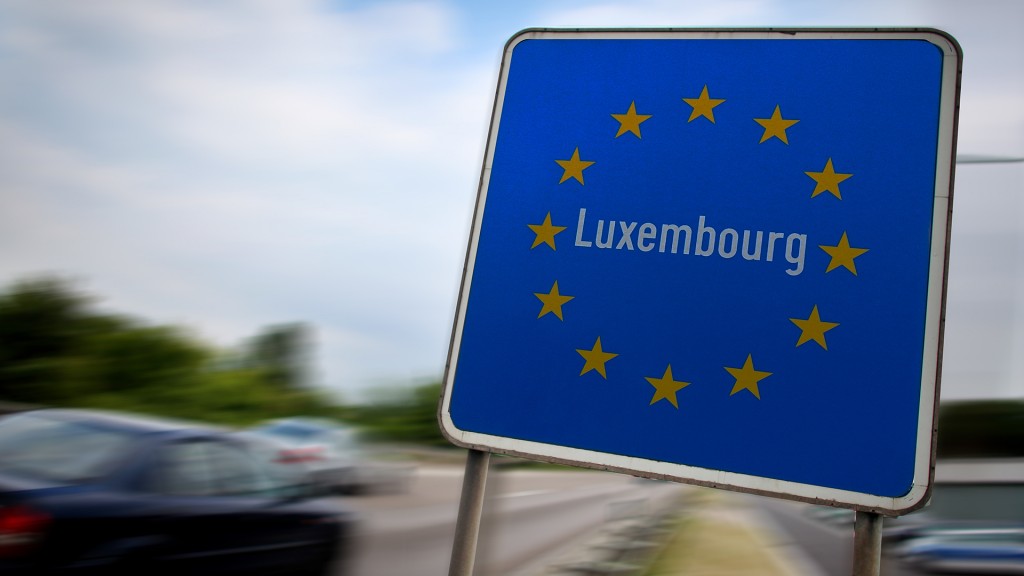 Foto: Grenzübergang Luxemburg
