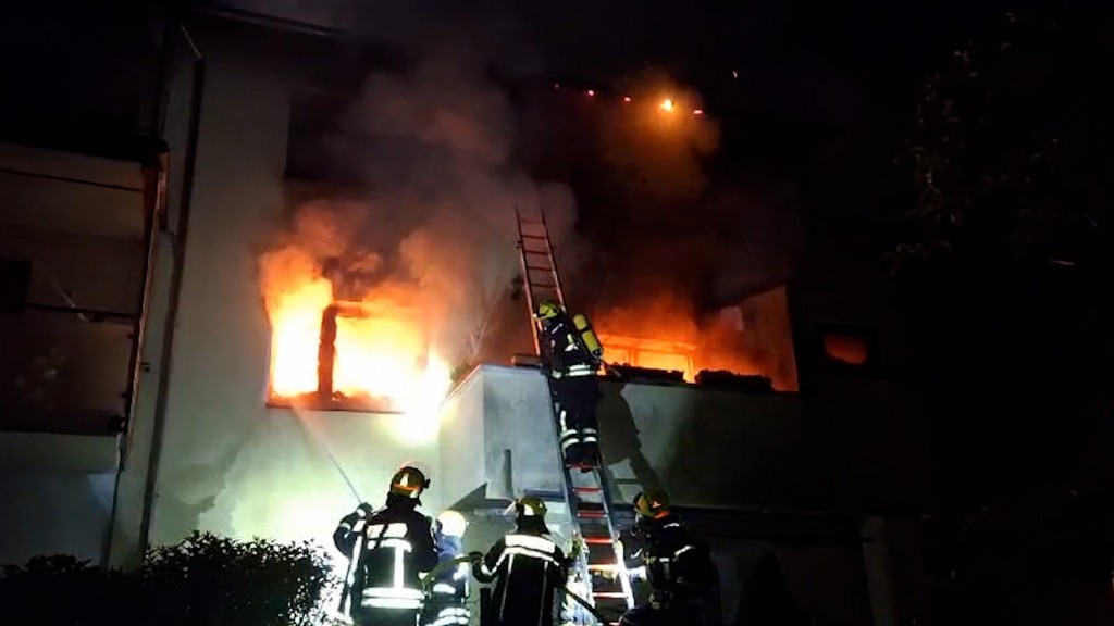 Tödlicher Wohnhausbrand in Riegelsberg. 