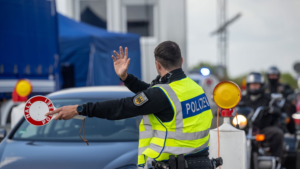 Die Bundespolizei führt Grenzkontrollen an der luxemburgischen Grenze durch