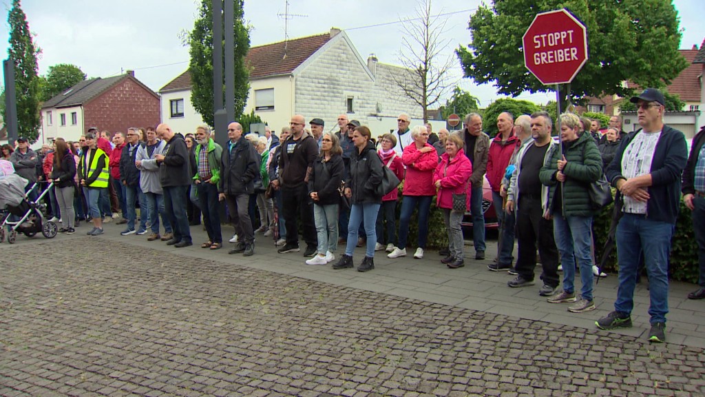 Foto: Protest in Wadgassen gegen geplanten Haushalt