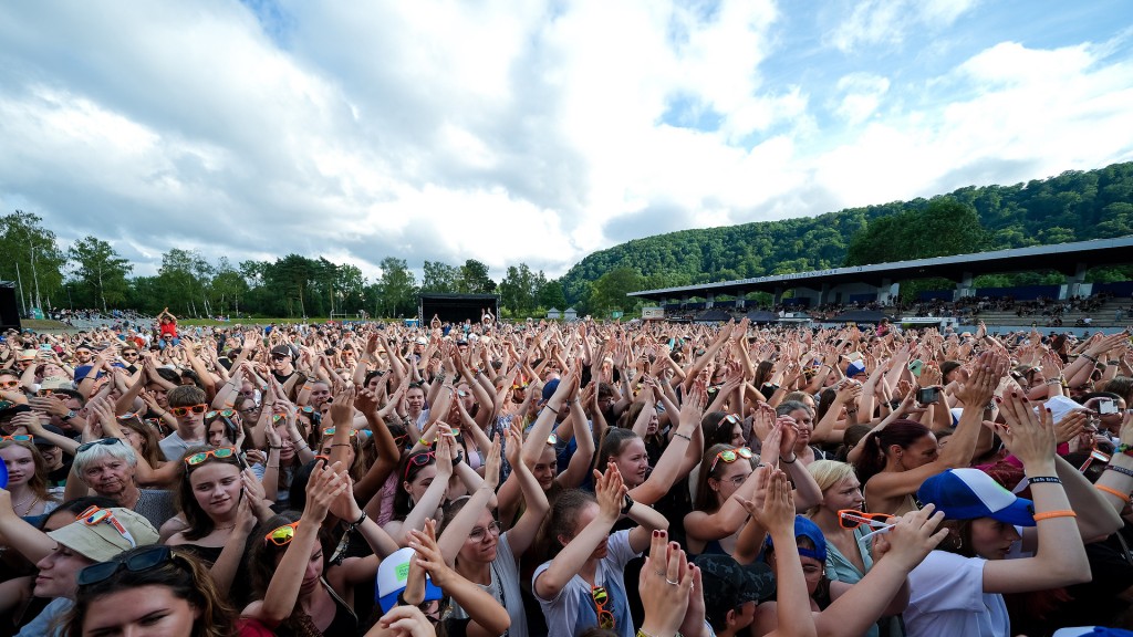 Foto: Publikum beim Ferien Open Air in Dillingen