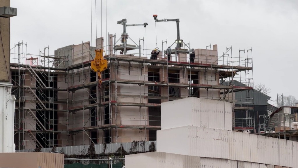 Foto: Ein im Bau befindliches Gebäude