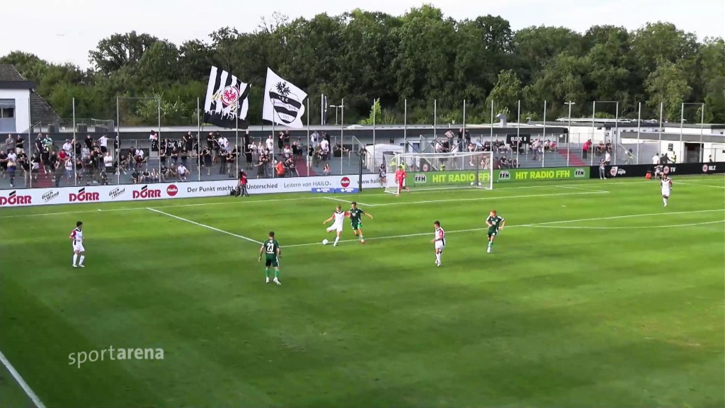 Foto: Standbild aus dem Spiel des FC Homburg gegen Eintracht Frankfurt II