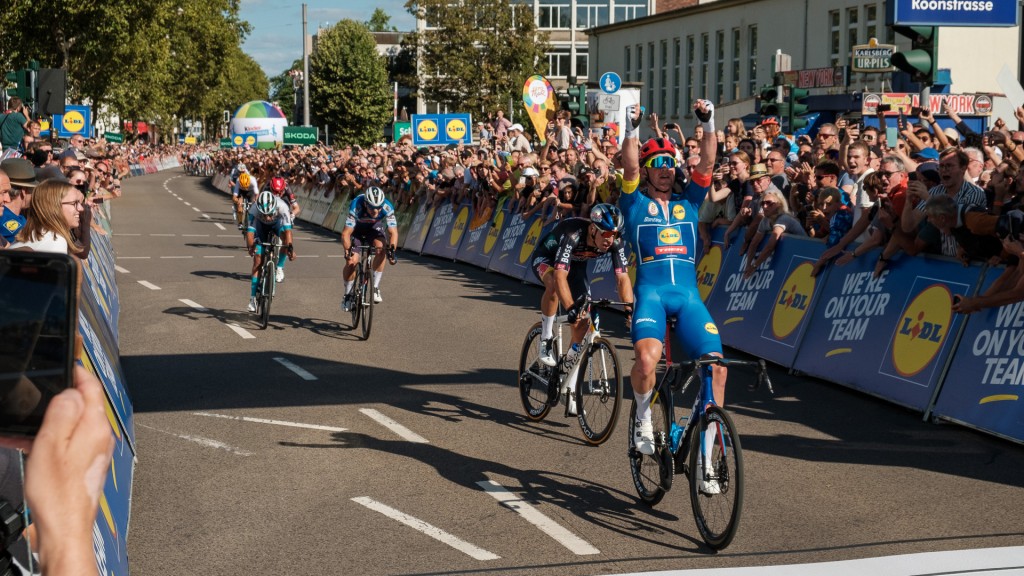 Däne Mads Pedersen gewinnt die Schlussetappe und ist damit auch Sieger der Deutschland Tour.