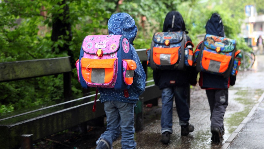 Kinder auf dem Weg zur Schule