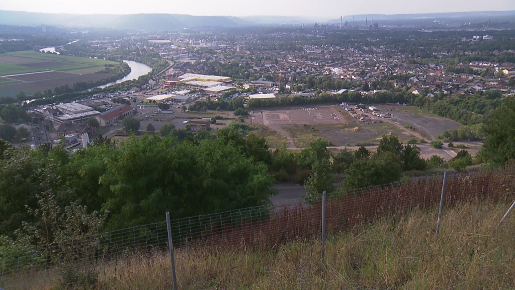 Foto: Ehemaliges Grubengelände Ensdorf.