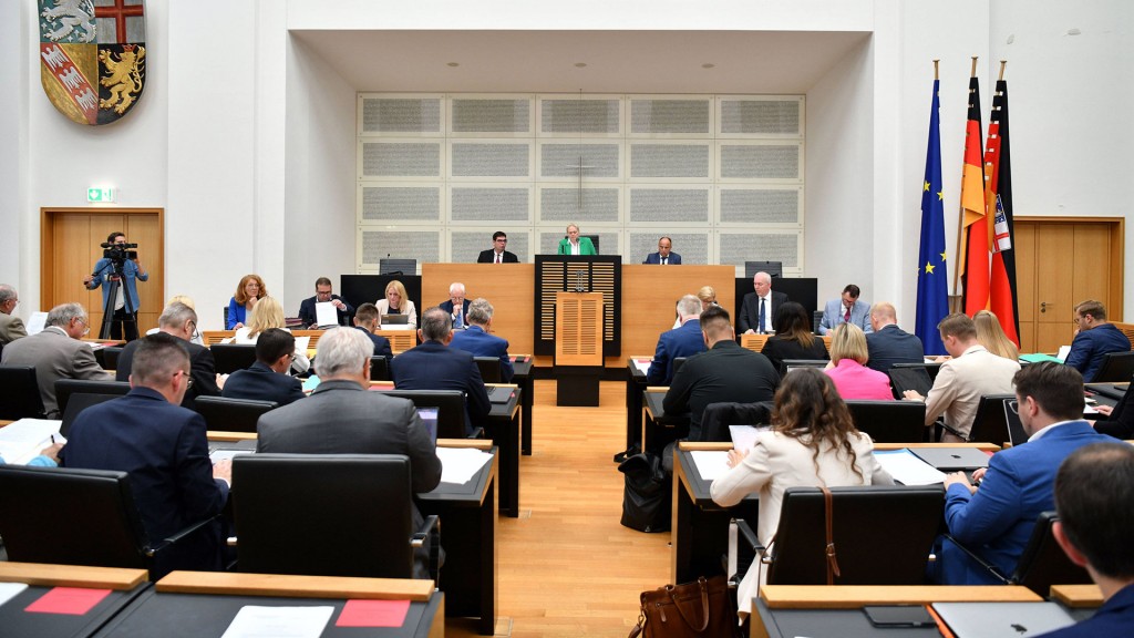 Foto: Plenarsitzung im Landtag des Saarlandes