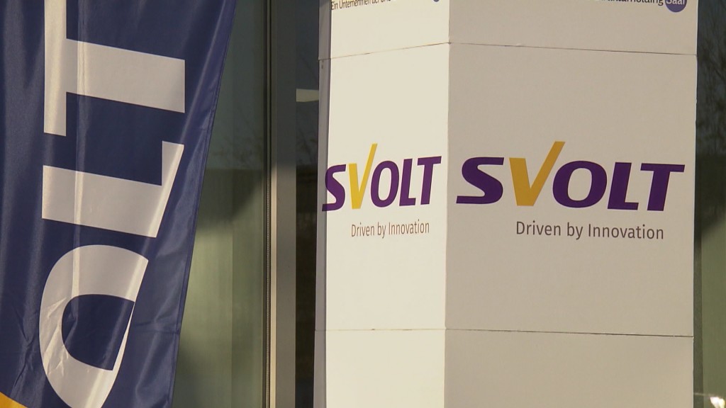 Foto: Pfeiler mit SVolt Logo