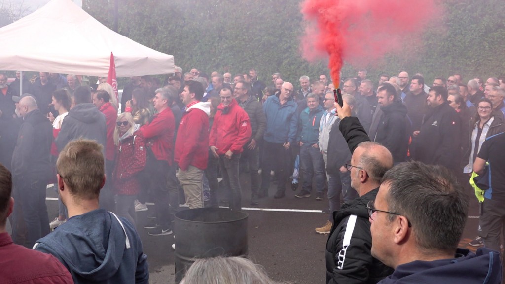 Foto: Menschen bei dem Protest