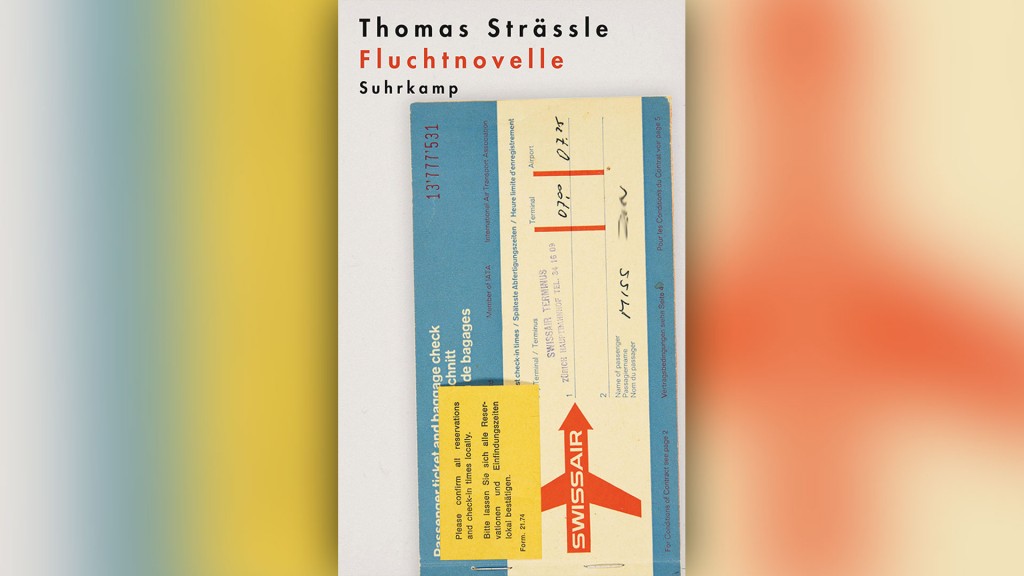 Buchcover: Thomas Strässle „Fluchtnovelle“