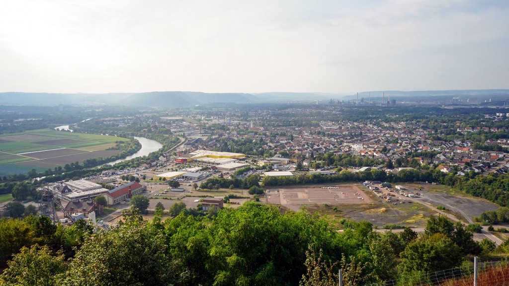 Das ehemalige Grubengelände in Ensdorf