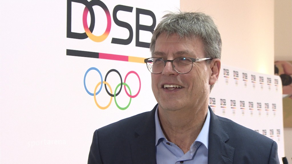 Foto: Jürgen Weikert vom DOSB im Interview