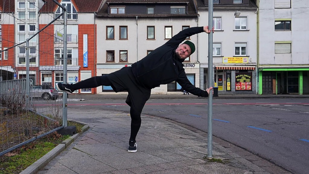 Foto: Freaky Jörn beim Aufwärmen