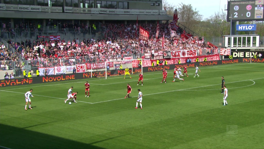 Foto: SV Elversberg gegen Fortuna Düsseldorf 