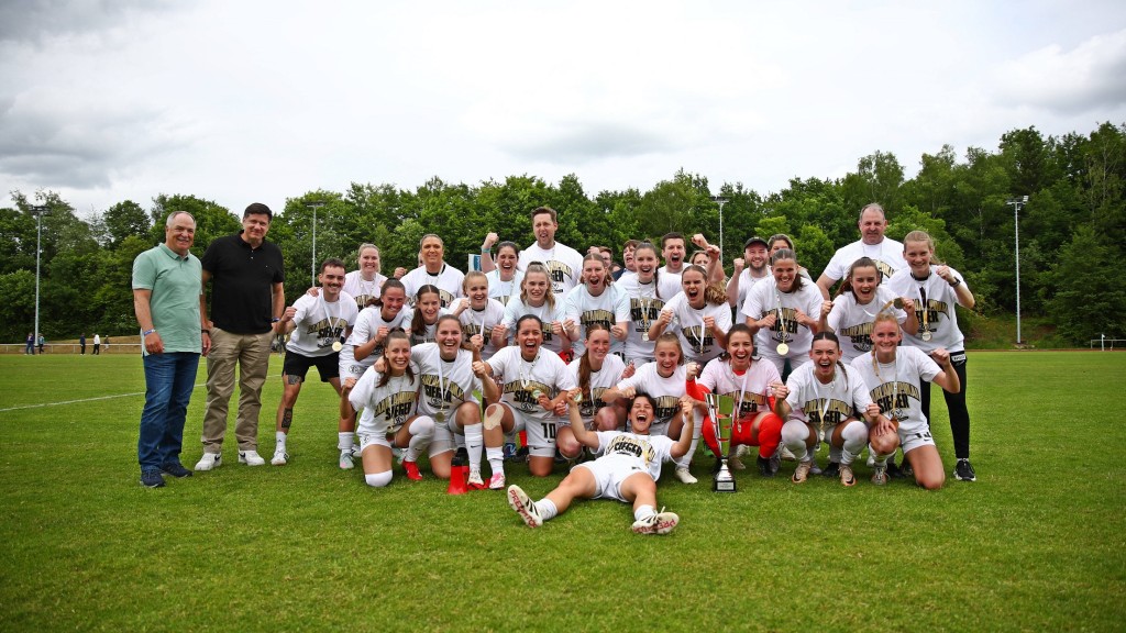 Die Frauen der SV Elversberg haben en Saarlandpokal gewonnen.