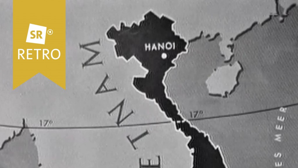 Landkarte von Nord- und Südvietnam