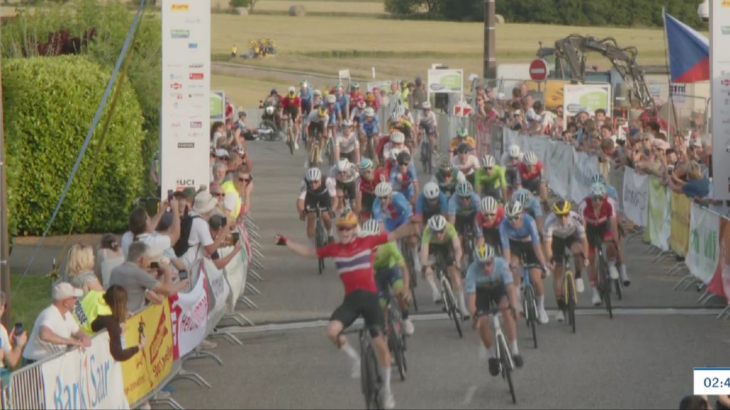 Foto: Zieleinfahrt bei der zweiten Etappe der Trofeo 2025.
