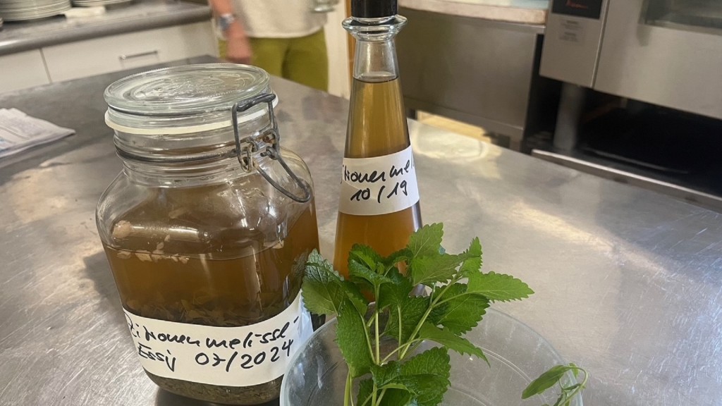 Vinaigrette mit Zitronenmelisseessig
