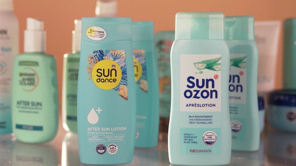 Foto: Unterschiedliche After-Sun-Produkte