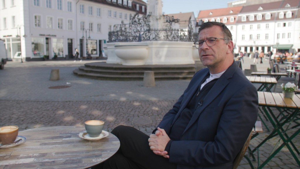 Foto: Bodo Busse am St. Johanner Markt