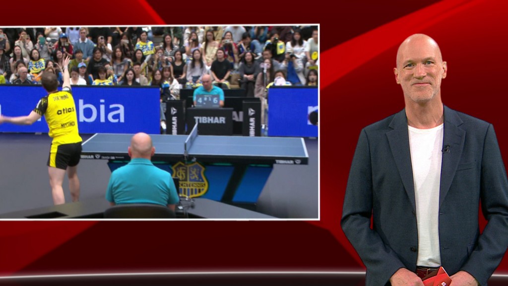 Foto: Moderator in der Sportarena