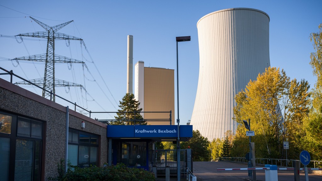 Blick auf das Steinkohlekraftwerk Bexbach