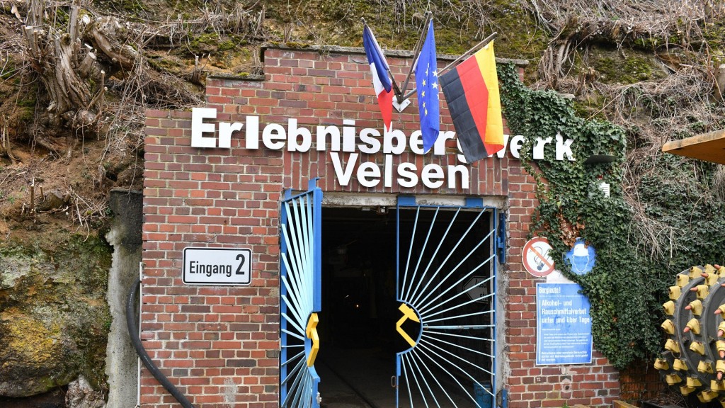Eingang Erlebnisbergwerk Velsen