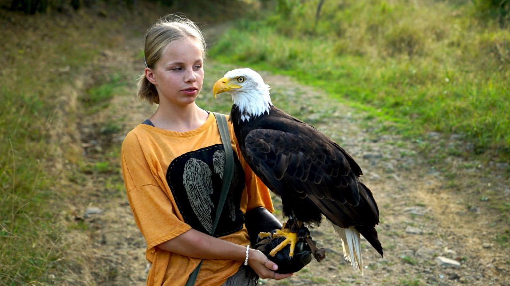 Foto: Lea und ihr Weißkopfseeadler