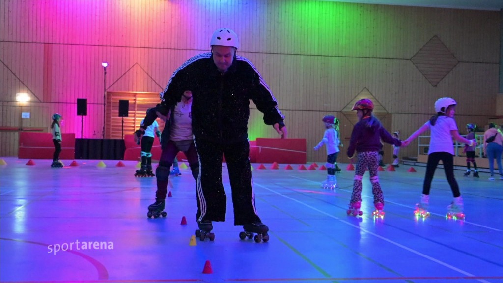 Foto: Freaky Jörn in der Rollschuh-Disco